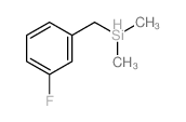 Benzene,1-[(dimethylsilyl)methyl]-3-fluoro- Structure