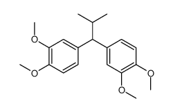 4-[1-(3,4-dimethoxyphenyl)-2-methylpropyl]-1,2-dimethoxybenzene Structure