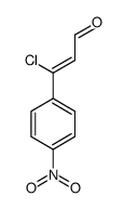 (Z)-3-chloro-3-(4-nitrophenyl)prop-2-enal Structure
