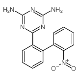 1,3,5-Triazine-2,4-diamine,6-(2'-nitro[1,1'-biphenyl]-2-yl)- Structure
