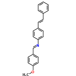 4-[(甲氧基苯亚甲基)氨基]均二苯乙烯图片