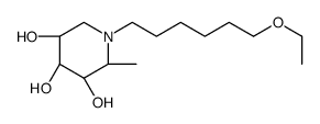 (2R,3S,4R,5S)-1-(6-ethoxyhexyl)-2-methylpiperidine-3,4,5-triol Structure