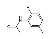 N-(2-fluoro-5-methylphenyl)acetamide Structure