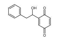 2-phenyl-1-(3,6-dioxo-1,4-cyclohexadienyl)ethanol结构式