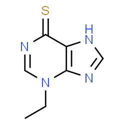 6H-Purine-6-thione,3-ethyl-3,7-dihydro- (9CI) Structure