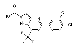 5-(3,4-Dichlorophenyl)-7-(trifluoromethyl)pyrazolo[1,5-a]pyrimidine-2-carboxylic acid picture