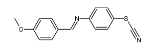 [4-Methoxy-benzyliden]-4-rhodan-anilin结构式
