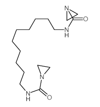 1-Aziridinecarboxamide, N,N-1,10-decanediylbis- structure