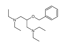 N,N,N',N'-tetraethyl-2-phenylmethoxypropane-1,3-diamine结构式