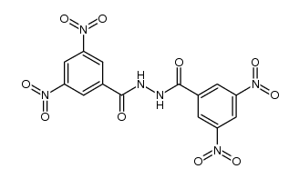 N,N'-bis-(3,5-dinitro-benzoyl)-hydrazine结构式