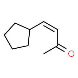 3-Buten-2-one, 4-cyclopentyl-, (3Z)- (9CI) Structure