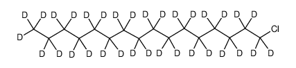 1-chlorohexadecane-d33 Structure