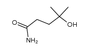4-hydroxy-4-methyl-valeric acid amide结构式