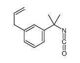 1-(2-isocyanatopropan-2-yl)-3-prop-2-enylbenzene结构式