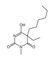 5-ethyl-5-hexyl-1-methyl-1,3-diazinane-2,4,6-trione Structure