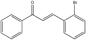 (E)-3-(2-bromophenyl)-1-phenylprop-2-en-1-one结构式