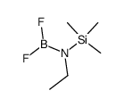 ethyl(trimethylsilyl)aminodifluoroborane Structure