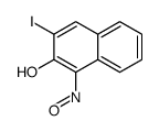 3-iodo-1-nitrosonaphthalen-2-ol结构式