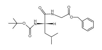 Boc-Leu-Gly-OBn Structure