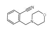 2-(吗啉甲基)苯甲腈结构式