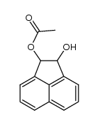 Acenaphthylene glycol monoacetate结构式