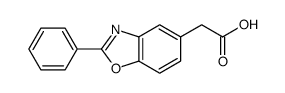 2-(2-phenylbenzooxazol-5-yl)acetic acid结构式