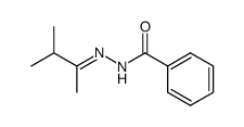 N'-(3-methylbutan-2-ylidene)benzohydrazide结构式