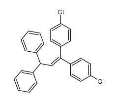 4,4'-(3,3-diphenylprop-1-ene-1,1-diyl)bis(chlorobenzene) Structure