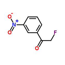 2-氟-3’-硝基苯乙酮结构式