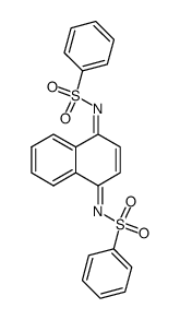 N,N'-bis(phenylsulfonyl)-1,4-naphthoquinone diimine Structure