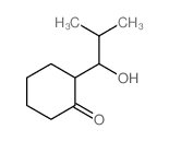 2-(1-hydroxy-2-methylpropyl)cyclohexan-1-one Structure