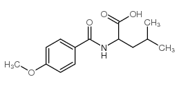 2-(4-Methoxy-benzoylamino)-4-methyl-pentanoic acid结构式