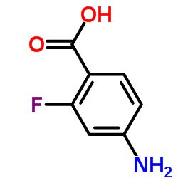 4-Amino-2-fluorobenzoic acid Structure