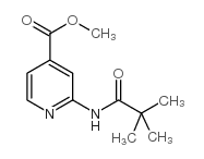 Methyl 2-(2,2-Dimethylpropanoylamino)Pyridine-4-Carboxylate Structure