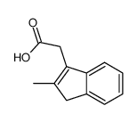 2-(2-methyl-3H-inden-1-yl)acetic acid Structure