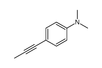N,N-dimethyl-4-prop-1-ynylaniline Structure