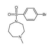 1-((4-Bromophenyl)sulfonyl)-4-methyl-1,4-diazepane Structure