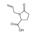 (S)-1-Allyl-5-oxo-pyrrolidine-2-carboxylic acid Structure