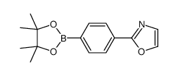 2-[4-(4,4,5,5-Tetramethyl-[1,3,2]dioxaborolan-2-yl)-phenyl]-oxazole Structure