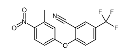 2-(3-methyl-4-nitrophenoxy)-5-(trifluoromethyl)benzonitrile Structure