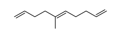 trans-5-methyl-1,5,9-decatriene结构式