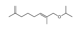 2,7-dimethyl-8-propan-2-yloxyocta-1,6-diene结构式