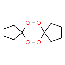 6,7,9,10-Tetraoxaspiro[4.5]decane,8,8-diethyl-(9CI) structure