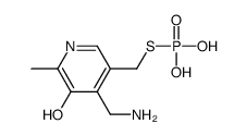 Thiophosphoric acid dihydrogen S-[[4-(aminomethyl)-5-hydroxy-6-methyl-3-pyridinyl]methyl] ester picture