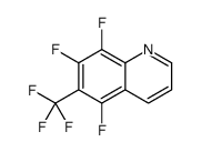 5,7,8-trifluoro-6-(trifluoromethyl)quinoline结构式