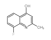 8-FLUORO-2-METHYLQUINOLIN-4-OL structure