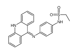 N-[p-(9-Acridinylamino)phenyl]ethanesulfonamide structure