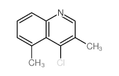 Quinoline,4-chloro-3,5-dimethyl-结构式