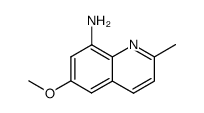 8-amino-6-methoxy-2-methylquinoline结构式