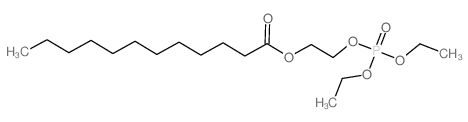 Dodecanoic acid,2-[(diethoxyphosphinyl)oxy]ethyl ester picture
